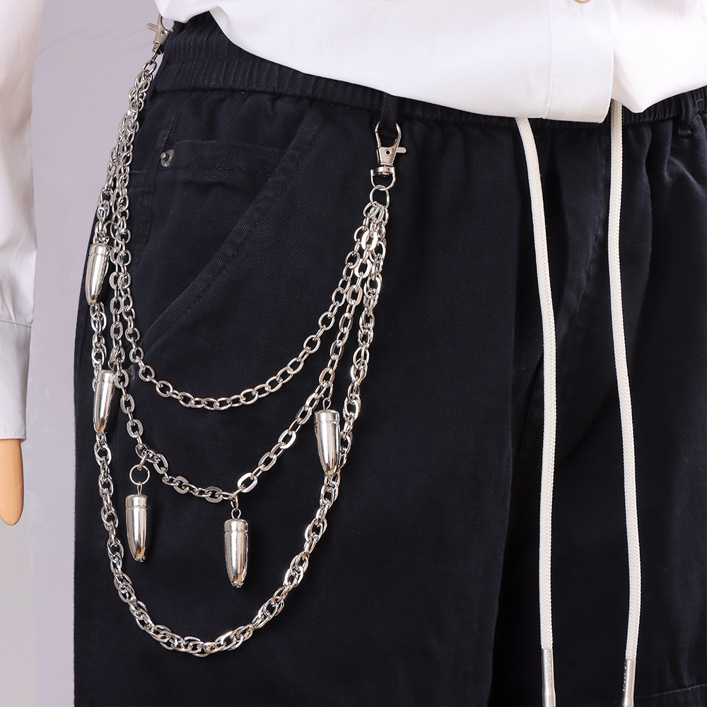 Layered Punk Spike Chains On T - огляд і ціна Women'S Emo Accessories