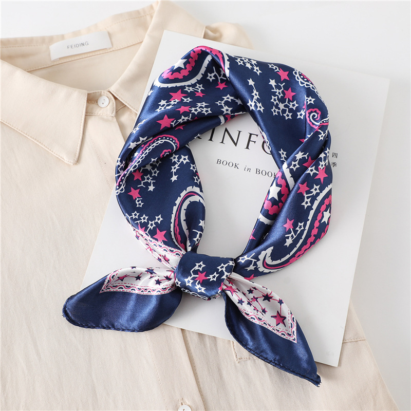 60cm Luxury Square Silk Scarf  - огляд і ціна Silk Scarf Square